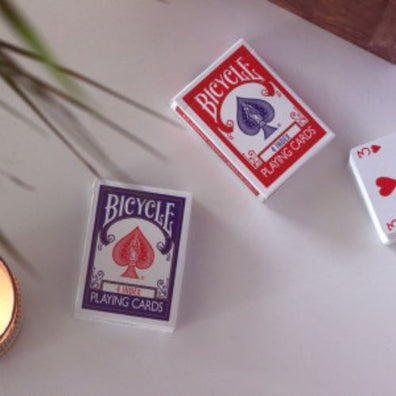 Bicycle 4 Index Blue (Gimmicks and Online Instructions)